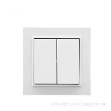10A Hanger wall light switch 2 Gang